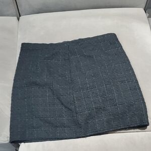 Elegant Black Tweed Skirt